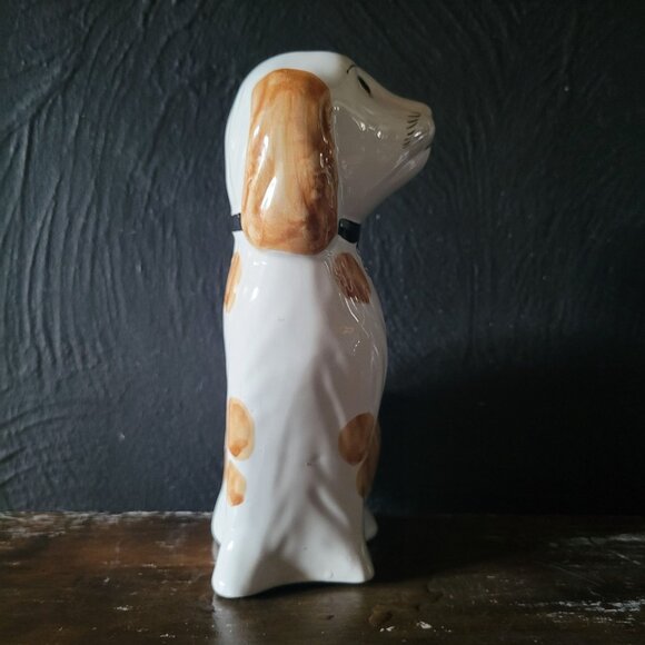 Vintage Staffordshire Style Dog Figurine, Mantle Dog, Made in Portugal - Picture 5 of 9